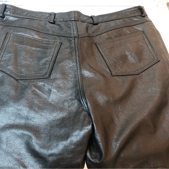 Biker leather pants - Picture 2 of 5